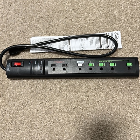 New Sunbeam Advance 7 Outlet Power Strip - Picture 6 of 10